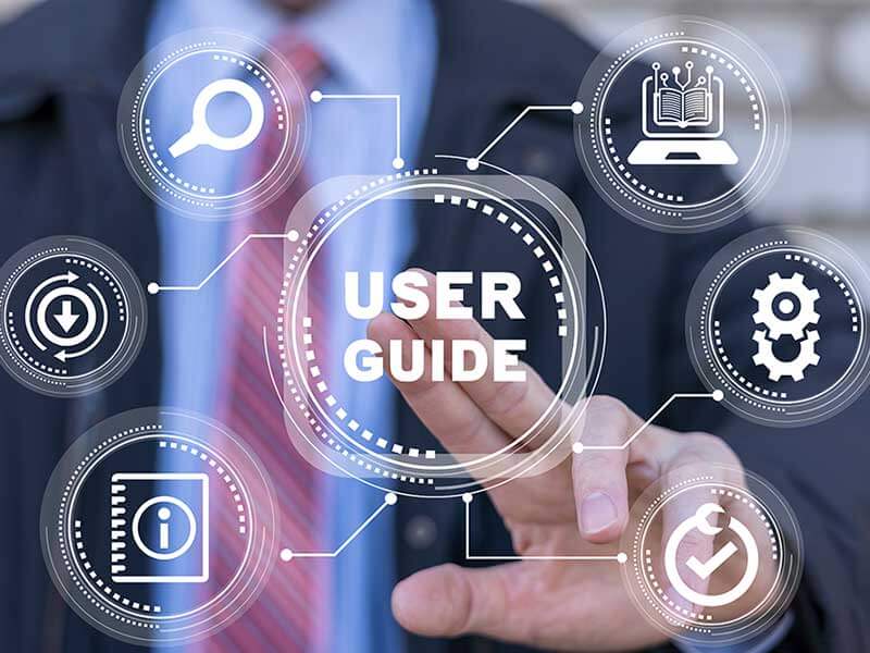 User Guide Icons over User